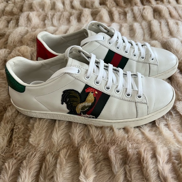 Gucci Shoes - Gucci Ace Rooster Sneaker Size 38